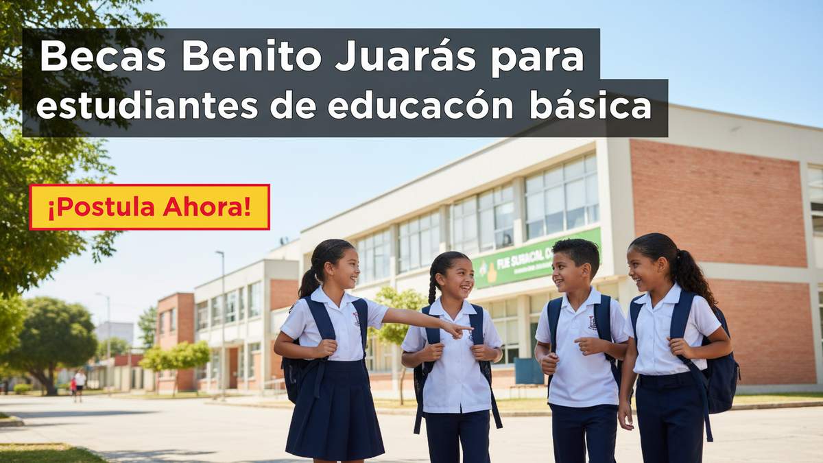 Becas Benito Juárez para estudiantes de educación básica