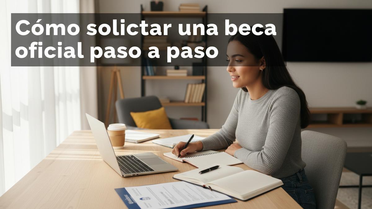 Cómo solicitar una beca oficial paso a paso