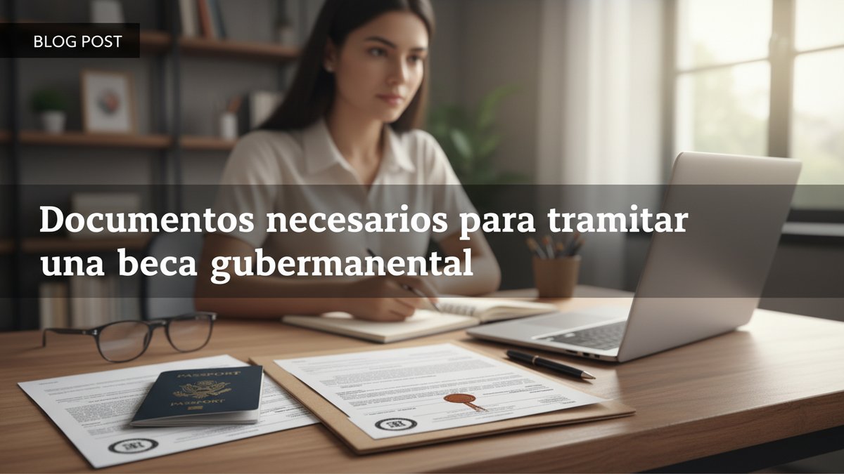 Documentos necesarios para tramitar una beca gubernamental