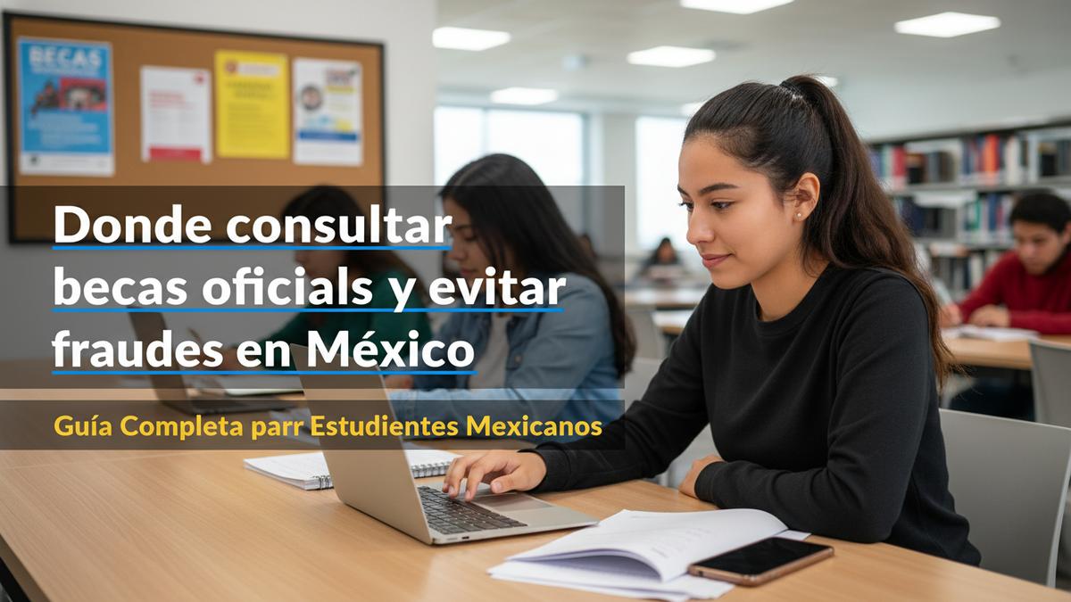 Dónde consultar becas oficiales y evitar fraudes en México