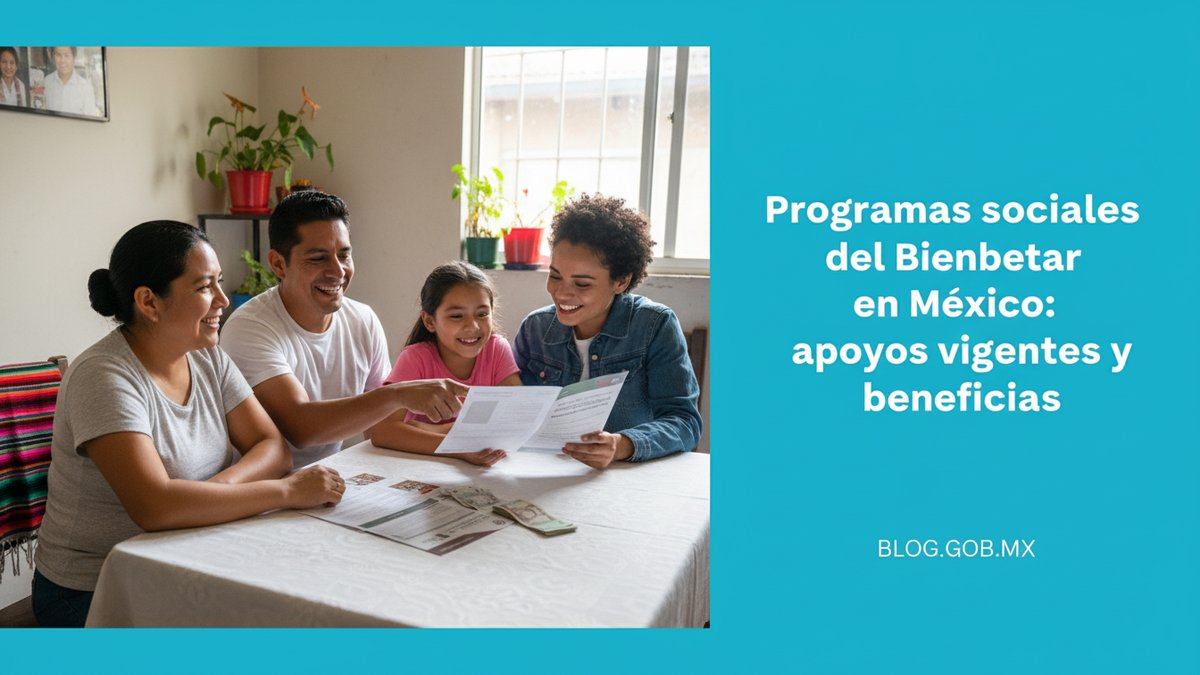 Programas sociales del Bienestar en México: apoyos vigentes y beneficios
