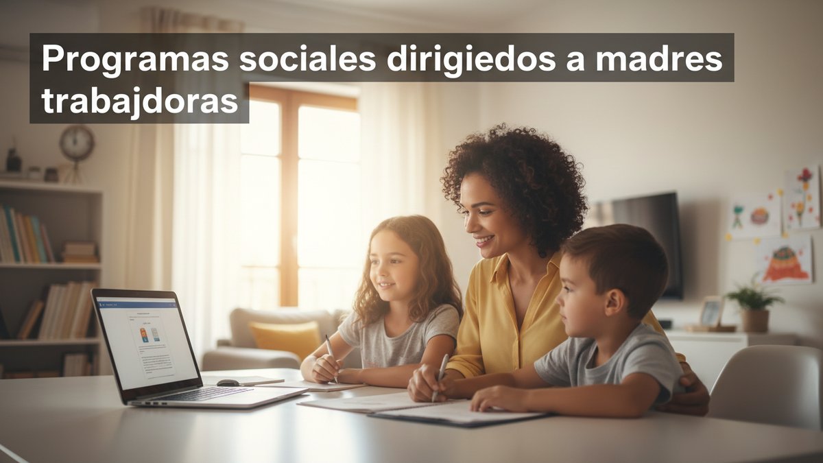 Programas sociales dirigidos a madres trabajadoras