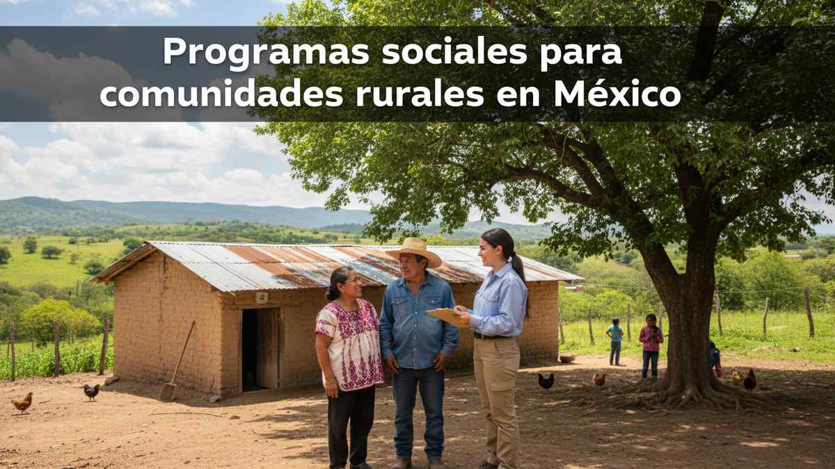 Programas sociales para comunidades rurales en México