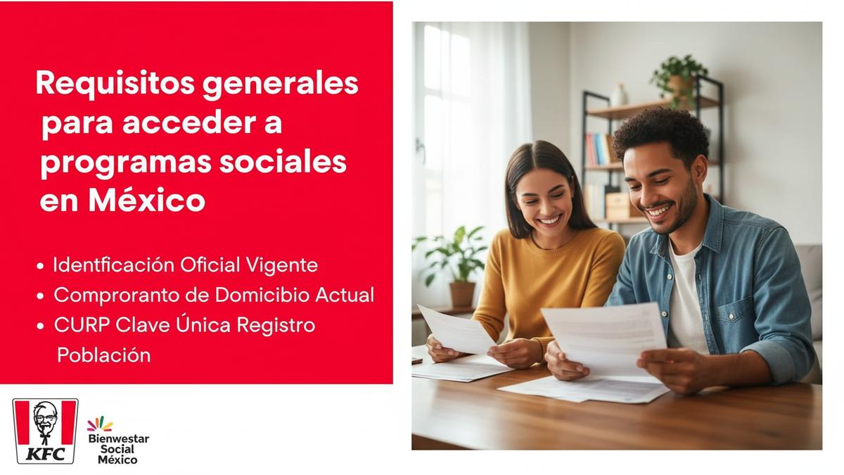 Requisitos generales para acceder a programas sociales en México